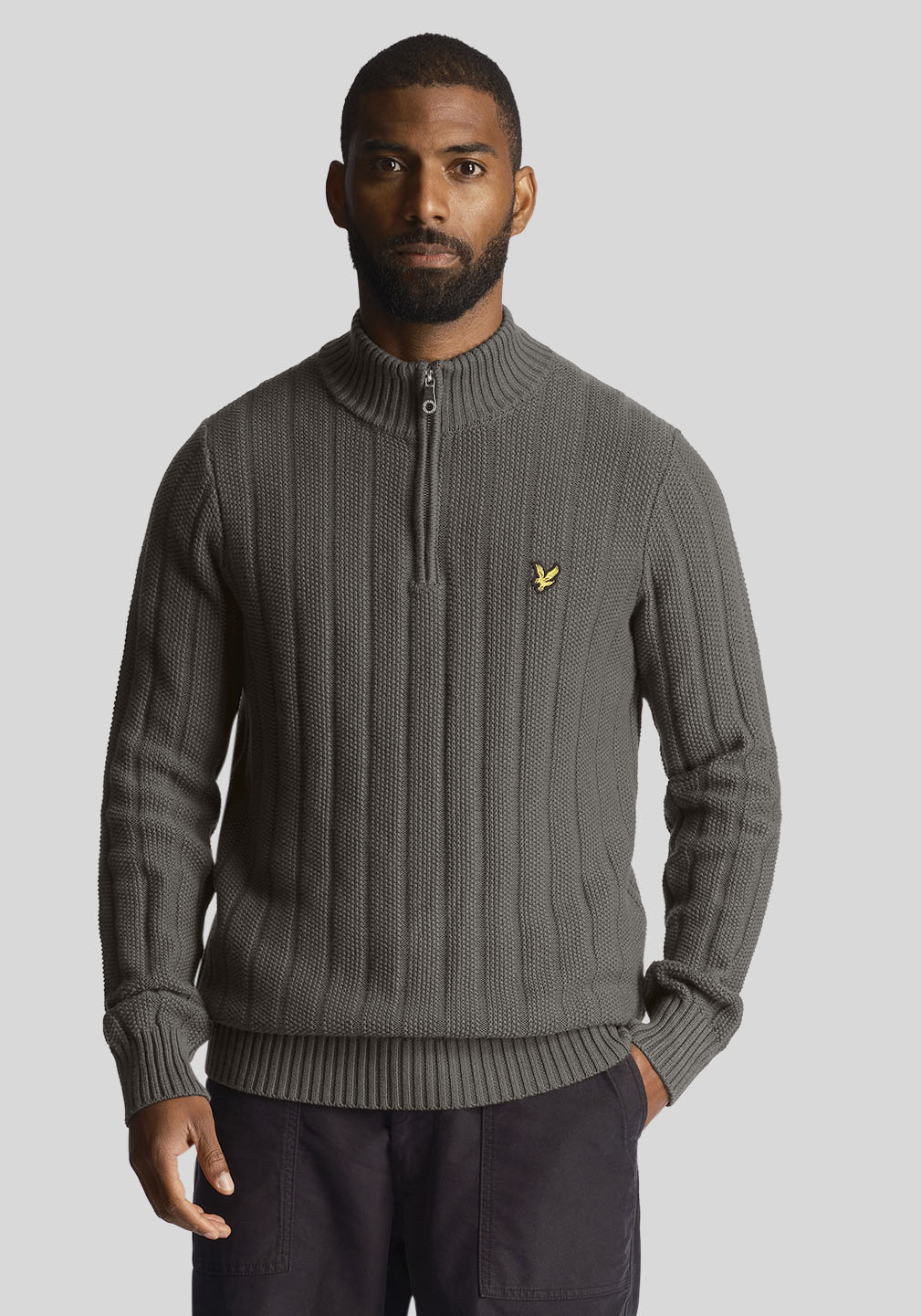 Lyle & Scott Strickpullover, mit Stehkragen von Lyle & Scott