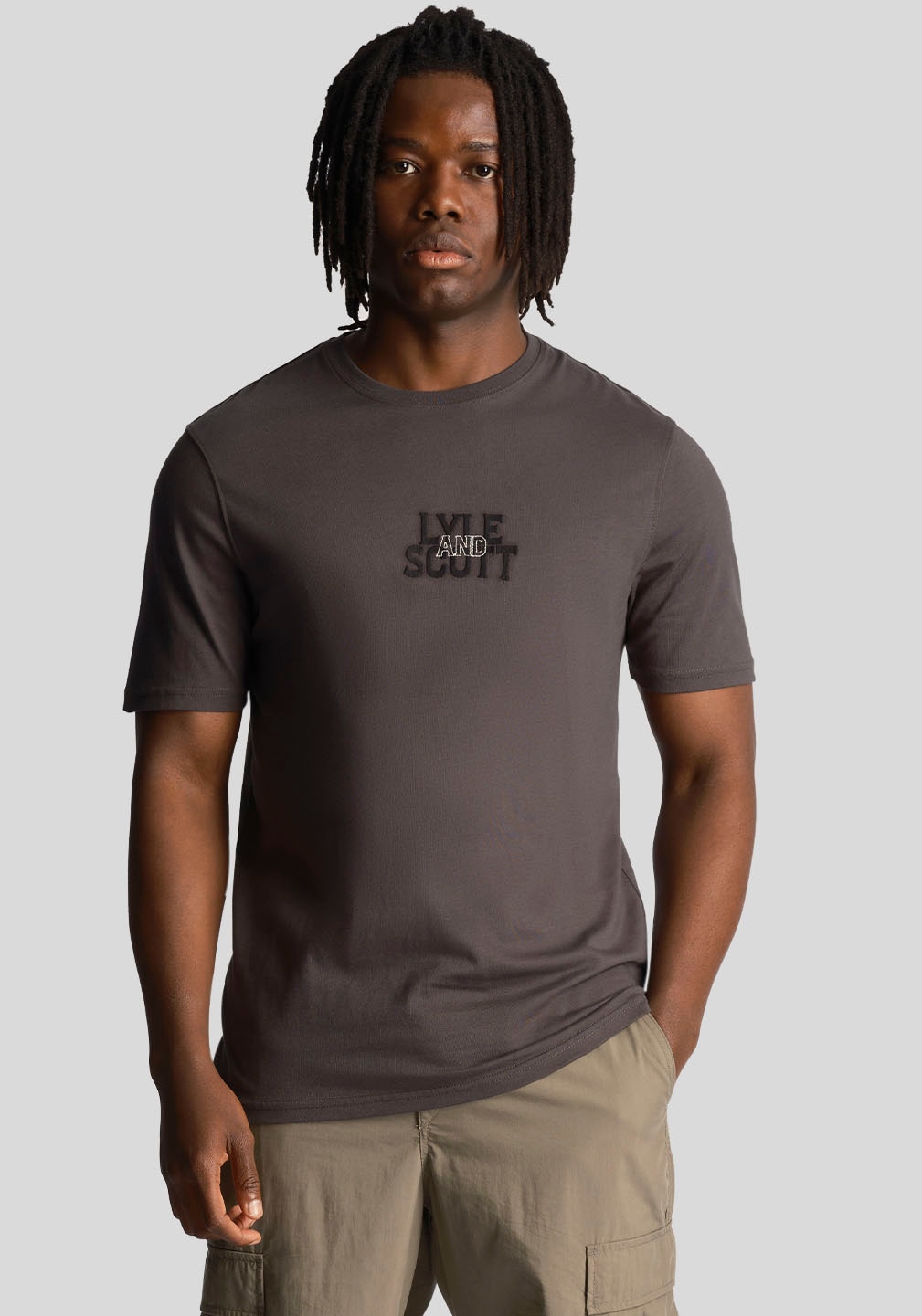 Lyle & Scott T-Shirt »LS«, mit Logostickerei von Lyle & Scott
