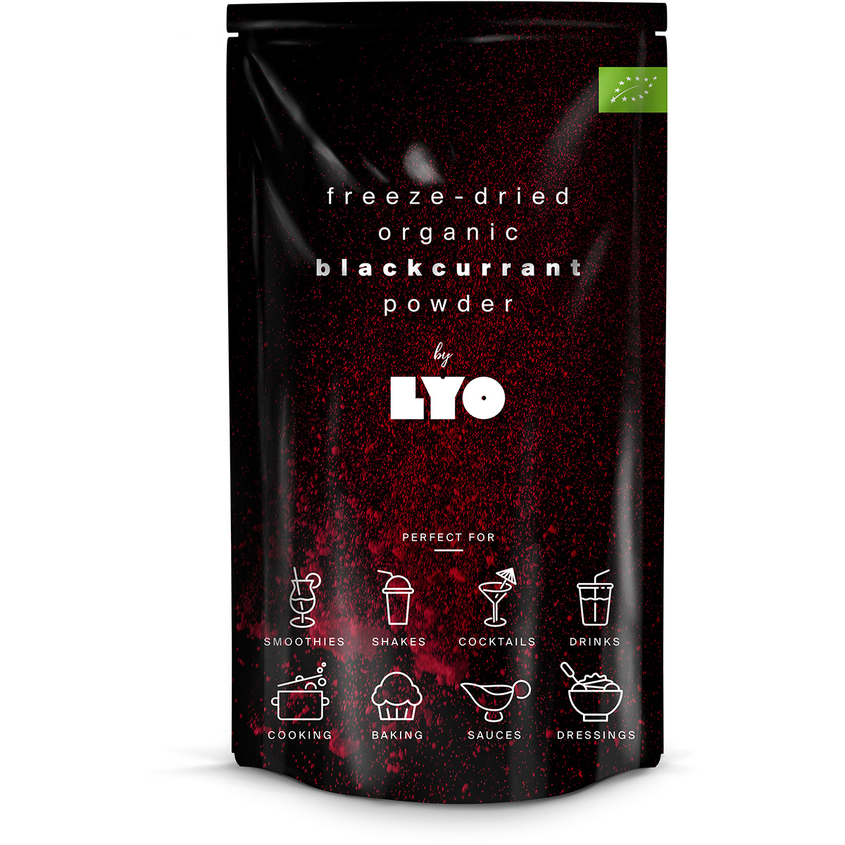 Lyofood Bio-Schwarze Johannisbeere Pulver von Lyofood