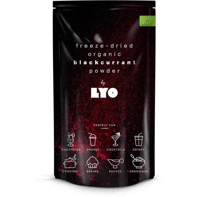 Lyofood Bio-Schwarze Johannisbeere Pulver von Lyofood