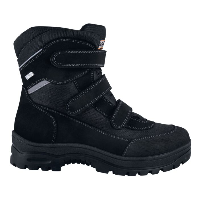 Winterstiefel für Damen und Herren mit Eiskralle, schwarz, 40 von M+G