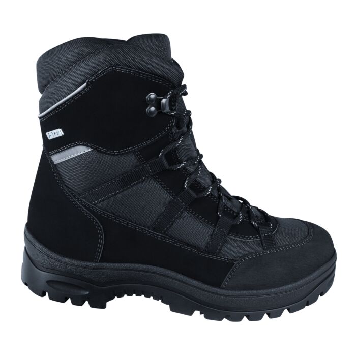 Winterstiefel unisex mit OC System Tipper Eiskralle, schwarz, 43 von M+G