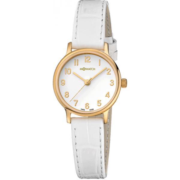 M-WATCH Elegance 25, Schweizer Quartzuhr weiss von M-WATCH