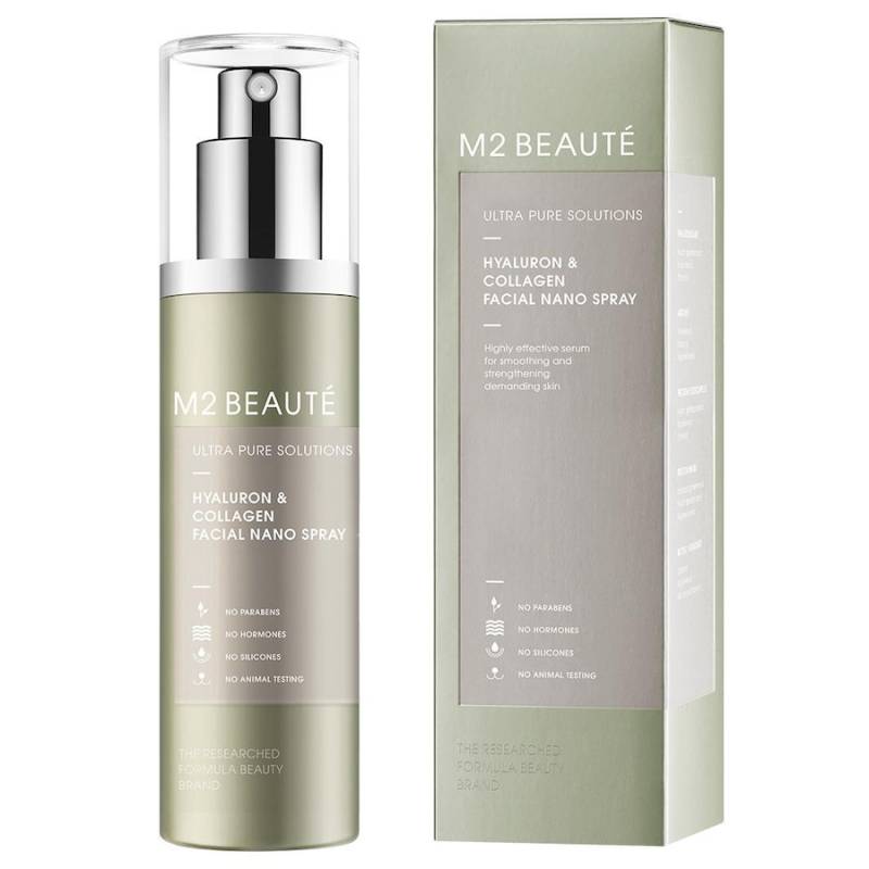 M2 BeautÉ  M2 BeautÉ Ultra Pure Solution Hyaluron & Collagen Facial Nano Spray antiaging_serum 75.0 ml von M2 BeautÉ