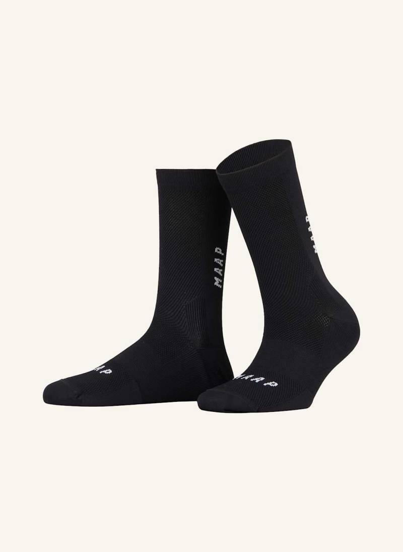 Maap Radsocken Division Mono schwarz von MAAP