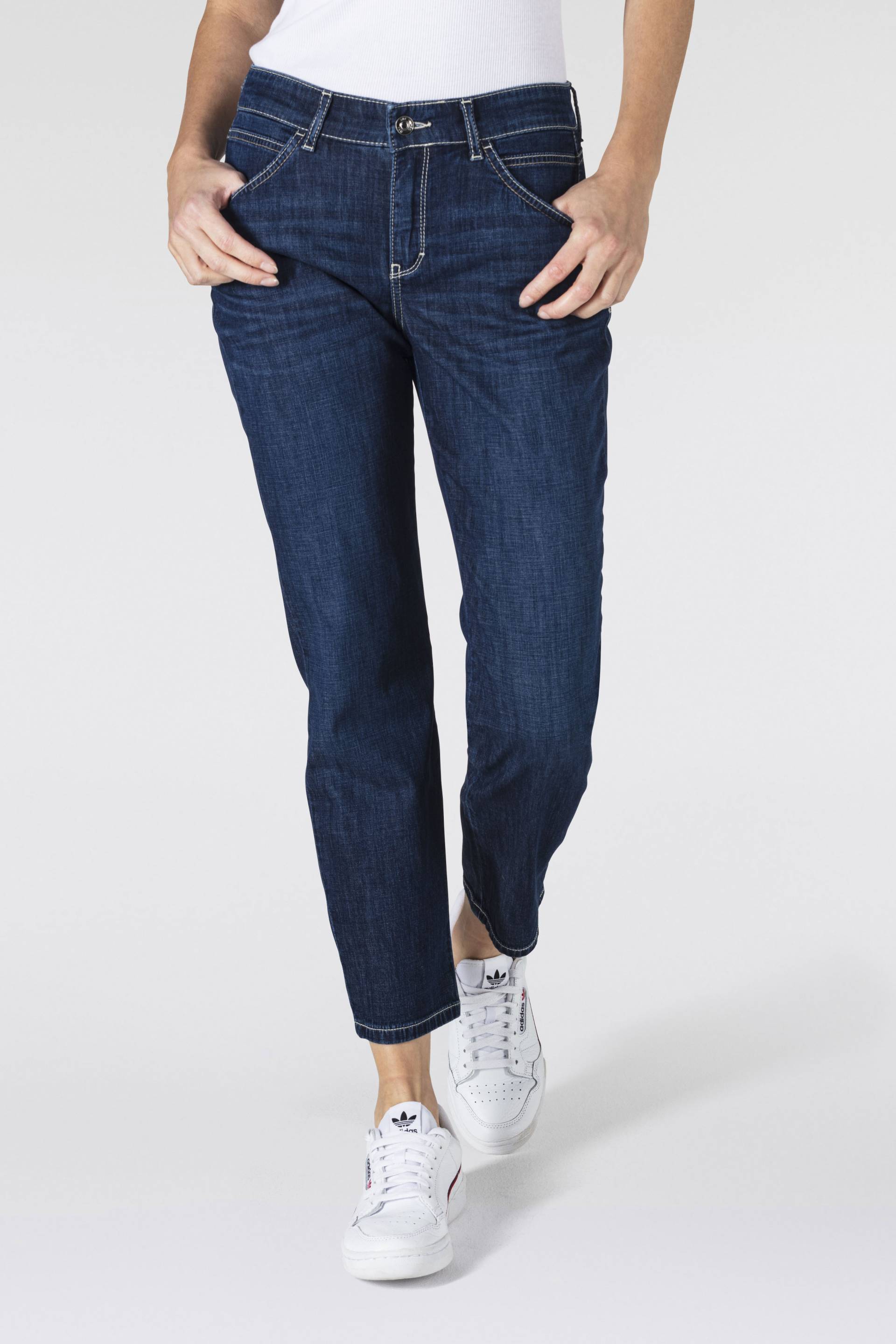 MAC Ankle-Jeans »Slim 7/8«, Kontrastfarbene Nähte von MAC