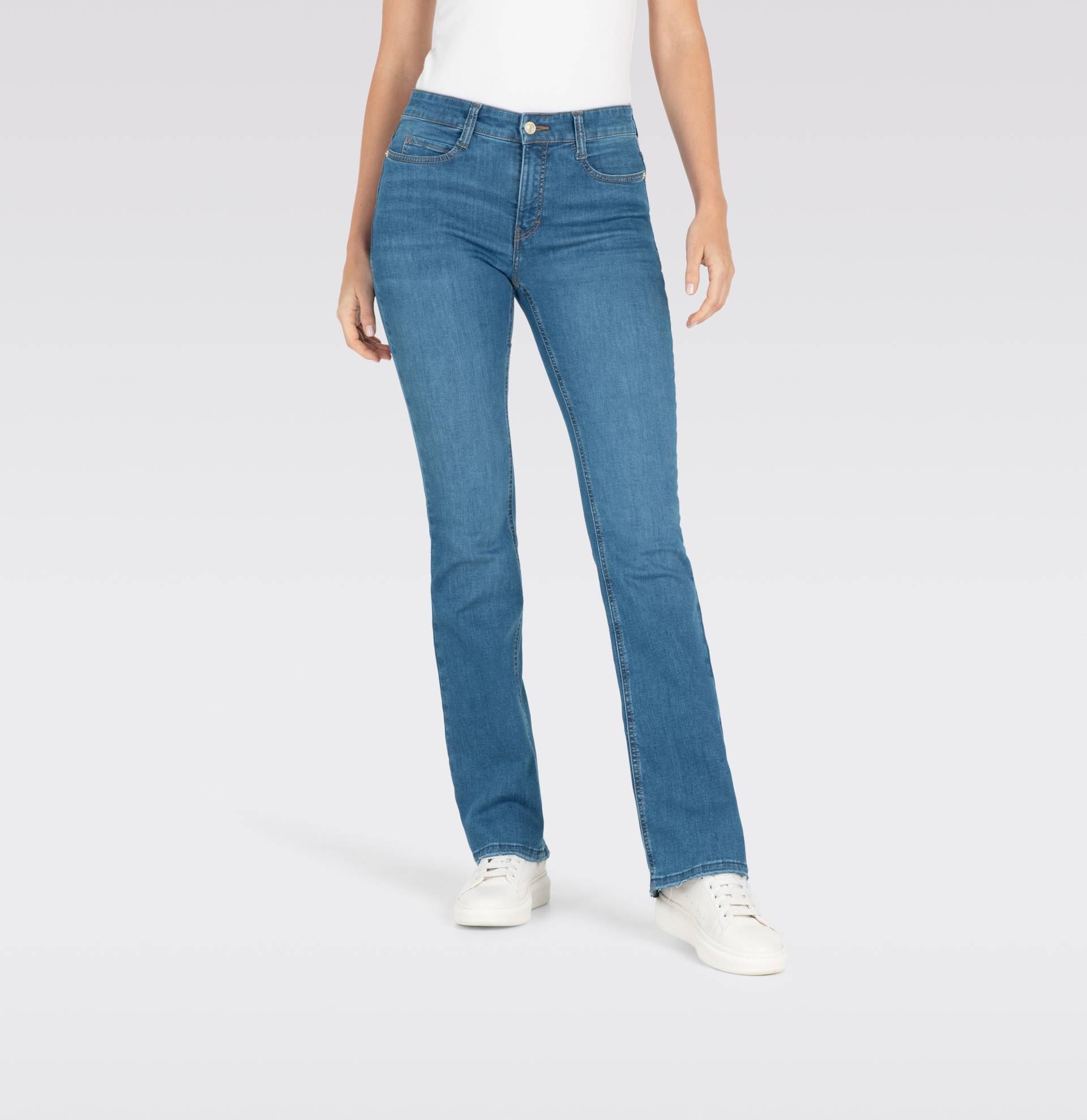 MAC Bootcut-Jeans »BOOT«, Modisch ausgestellter Saum MAC Bootcut-Jeans »BOOT«, Modisch ausgestellter Saum von MAC