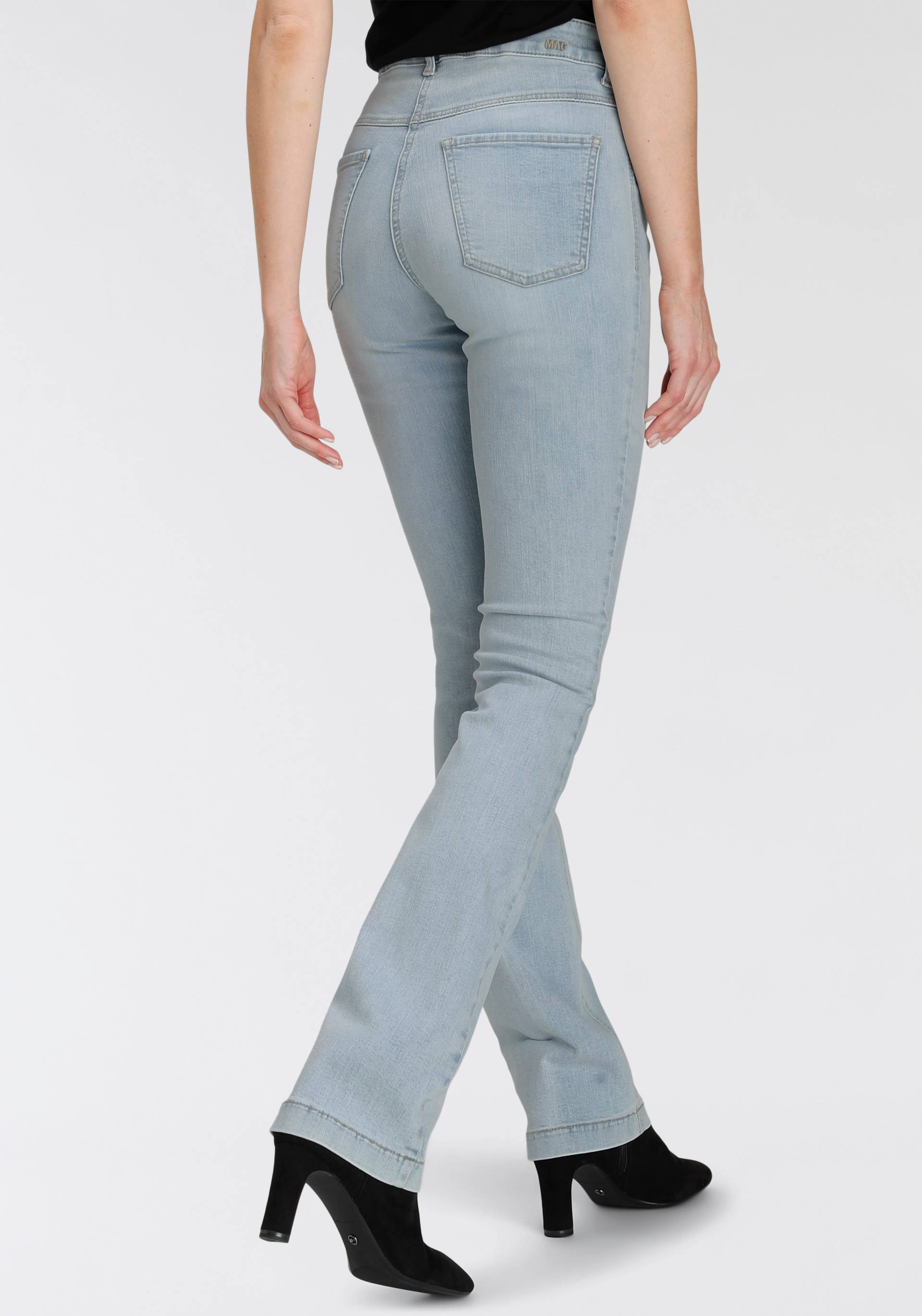 MAC Bootcut-Jeans »Boot«, Modisch ausgestellter Saum von MAC