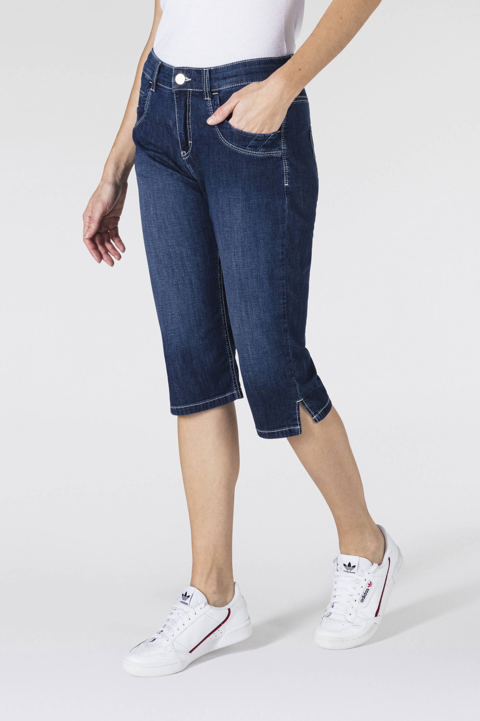 MAC Caprijeans »CAPRI«, Eingelegte Zierfalten am Saum MAC Caprijeans »CAPRI«, Eingelegte Zierfalten am Saum von MAC
