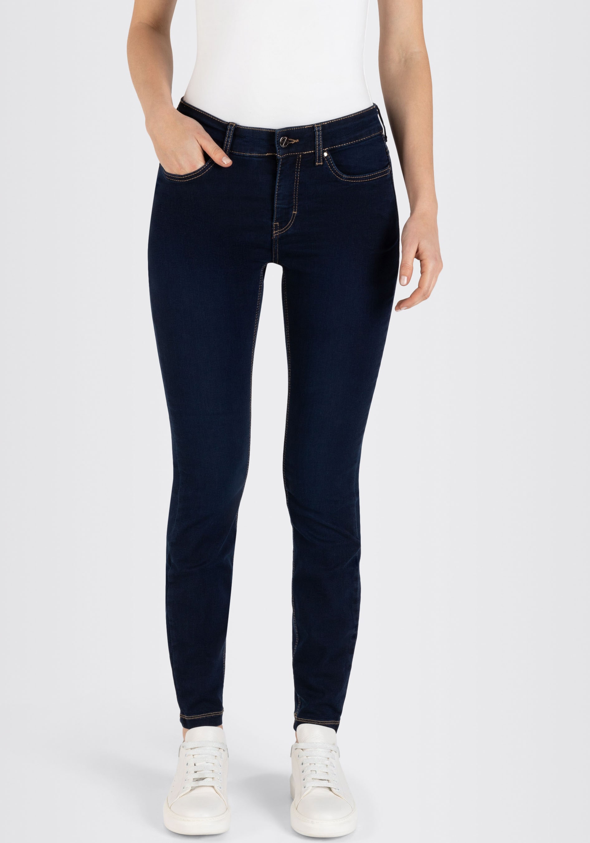 MAC Skinny-fit-Jeans »Dream Skinny«, Hochelastische Qualität sorgt für den perfekten Sitz von MAC