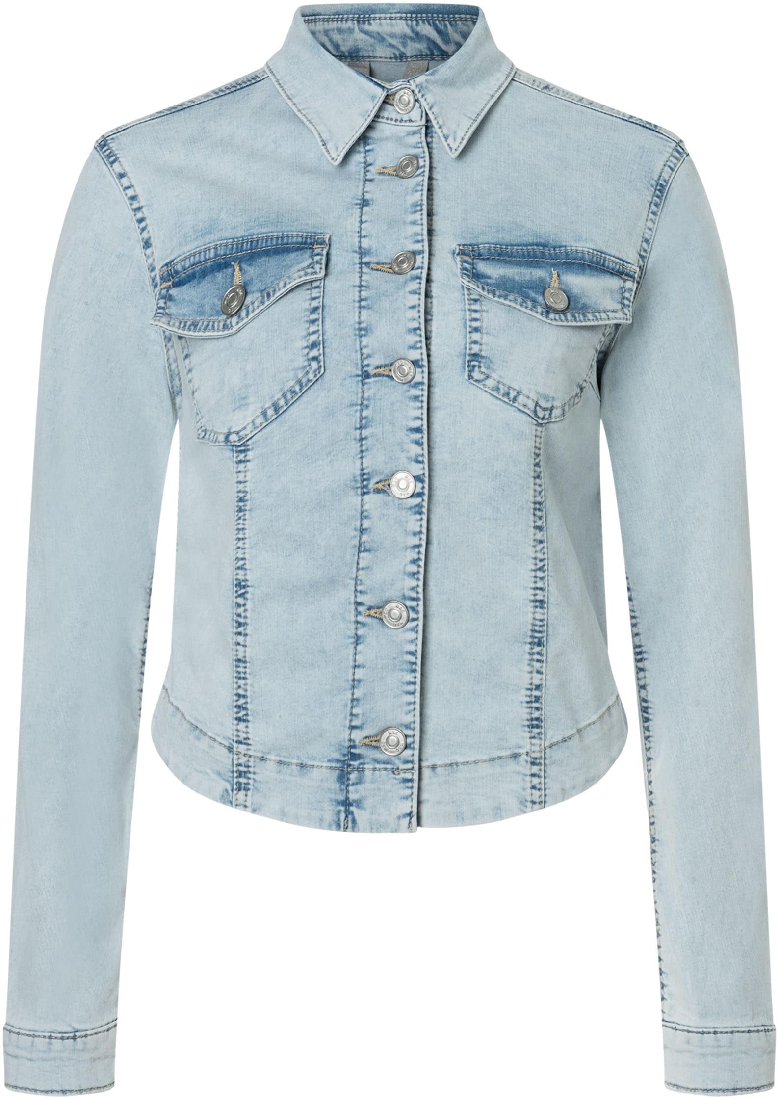 MAC Jeansjacke »RICH JACKET«, aus leichter, sommerlicher Denim-Qualität mit hohem Baumwoll-Anteil MAC Jeansjacke »RICH JACKET«, aus leichter, sommerlicher Denim-Qualität mit hohem Baumwoll-Anteil von MAC