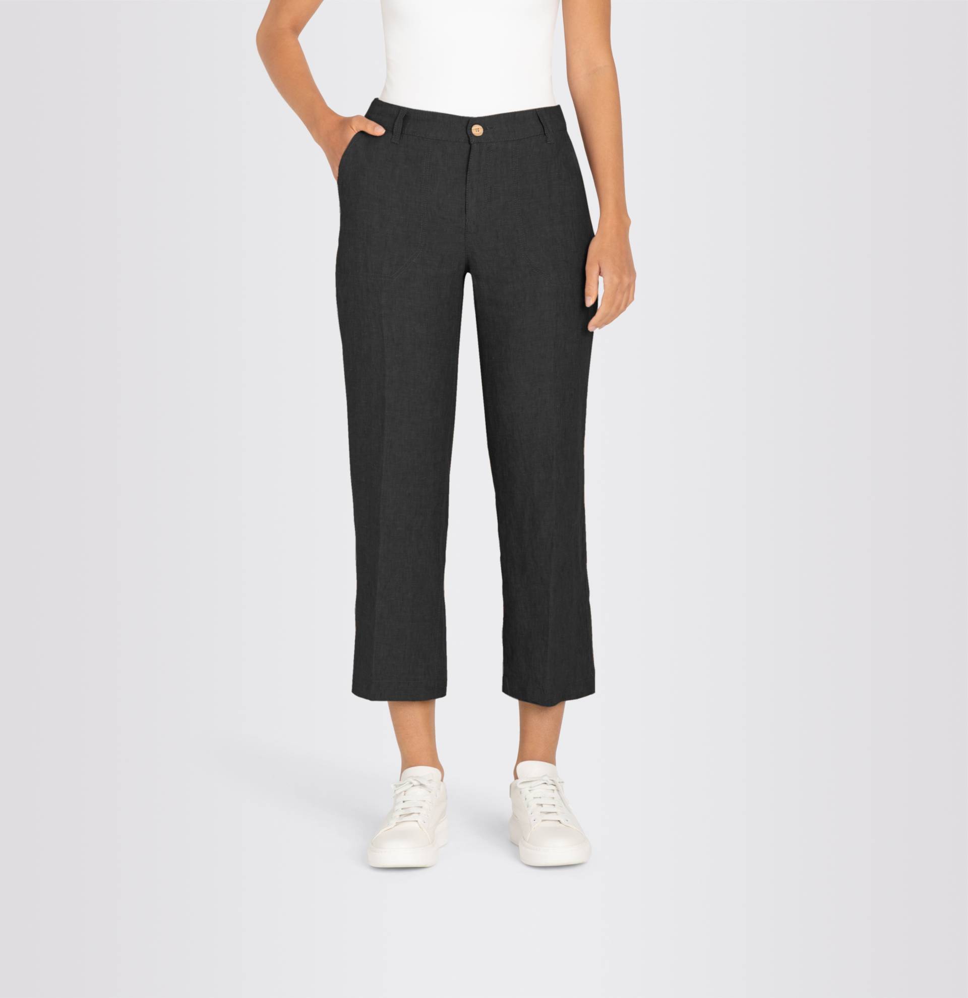 MAC Leinenhose »NORA cropped«, Leinen-Qualität von MAC