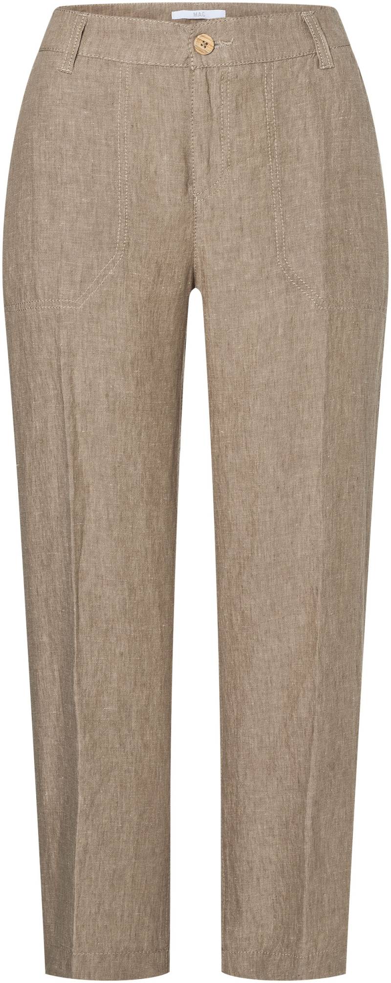 MAC Leinenhose »NORA cropped«, temperaturausgleichend und angenehm auf der Haut von MAC