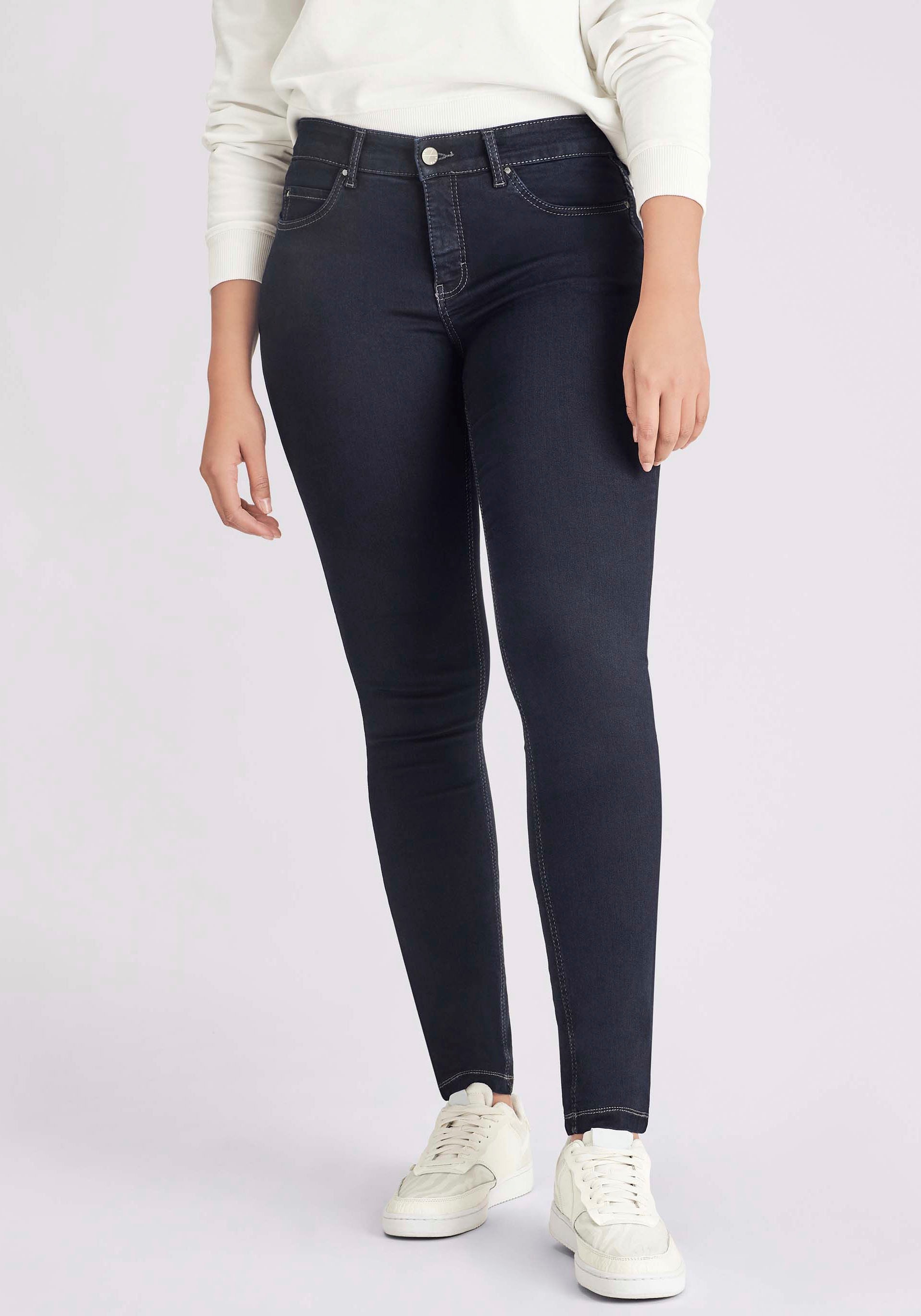 MAC Skinny-fit-Jeans »Dream Skinny«, Hochelastische Qualität sorgt für den perfekten Sitz von MAC