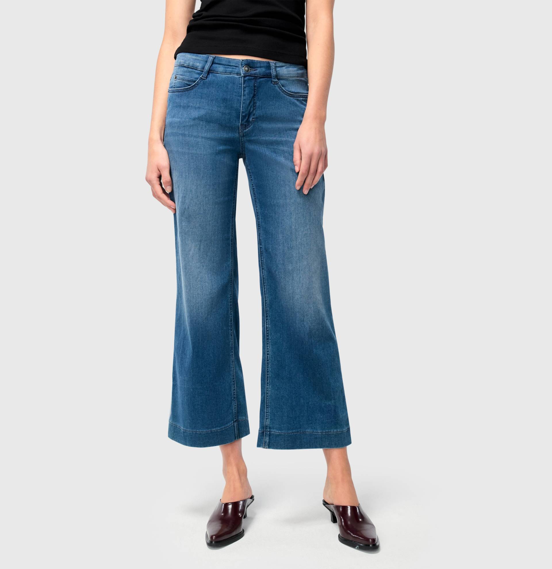 MAC Weite Jeans »DREAM WIDE«, mit Fransen am Saum MAC Weite Jeans »DREAM WIDE«, mit Fransen am Saum von MAC