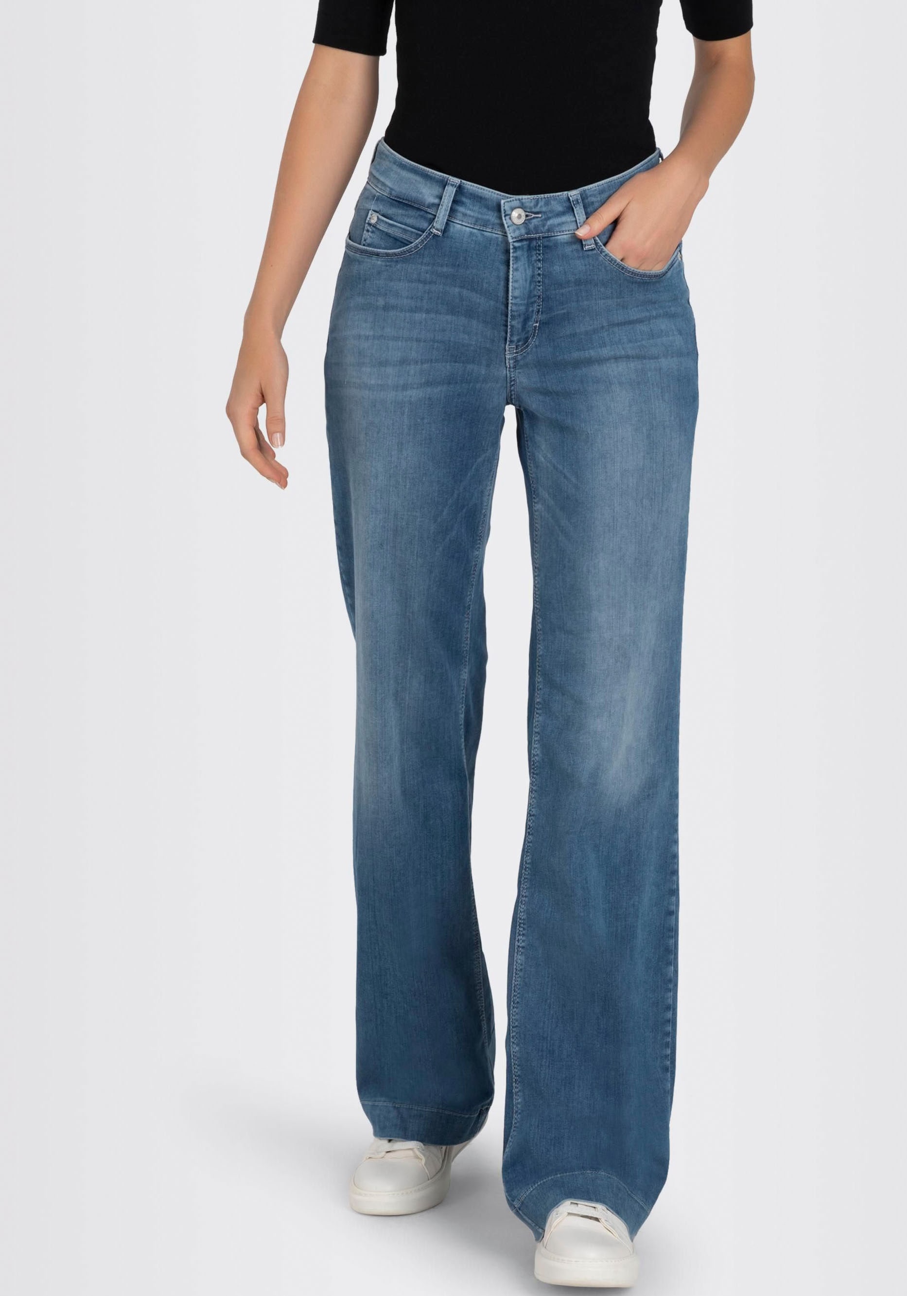 MAC Weite Jeans »DREAM WIDE«, mit weitem Bein - Stretch von MAC