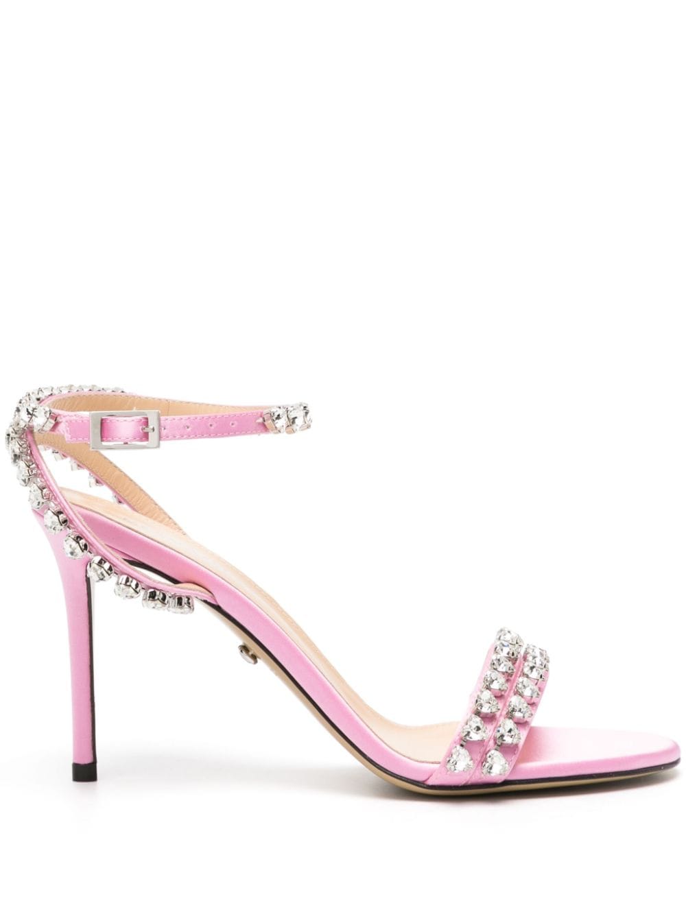 MACH & MACH crystal-embellished 100mm sandals - Pink von MACH & MACH