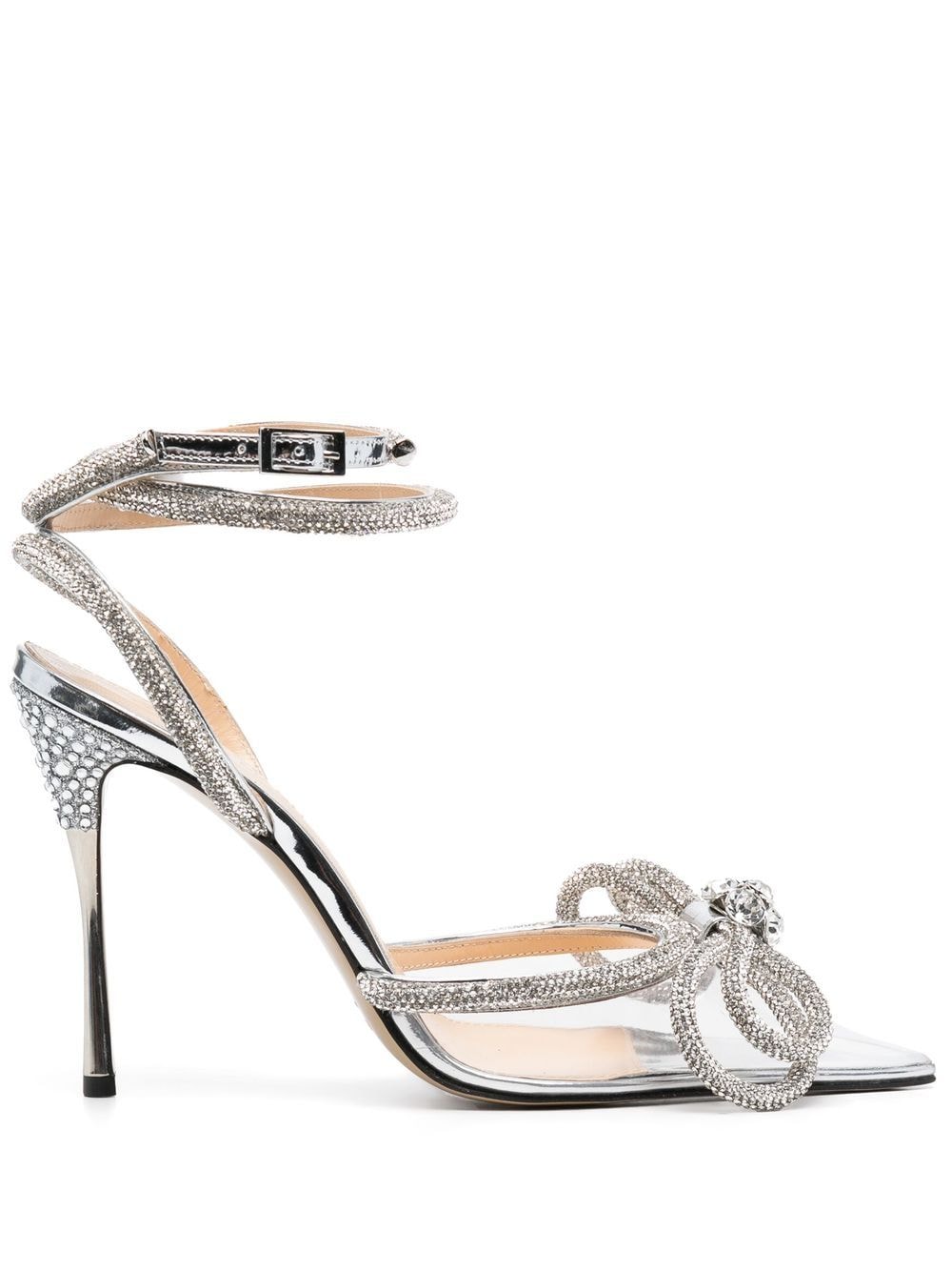 MACH & MACH crystal-embellished 120mm pumps - Silver von MACH & MACH