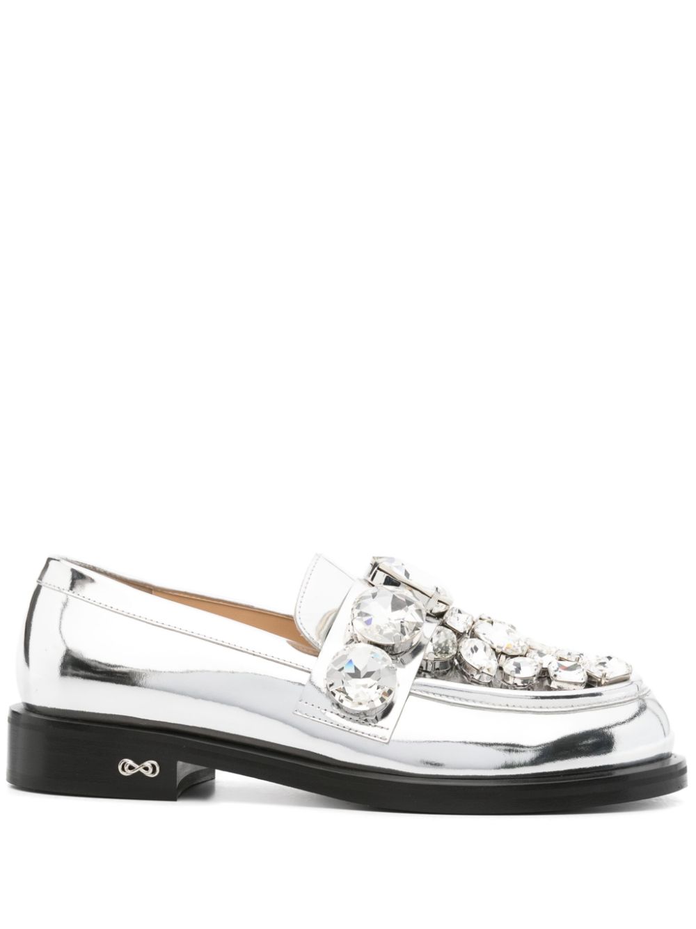 MACH & MACH crystal-embellished loafers - Silver von MACH & MACH