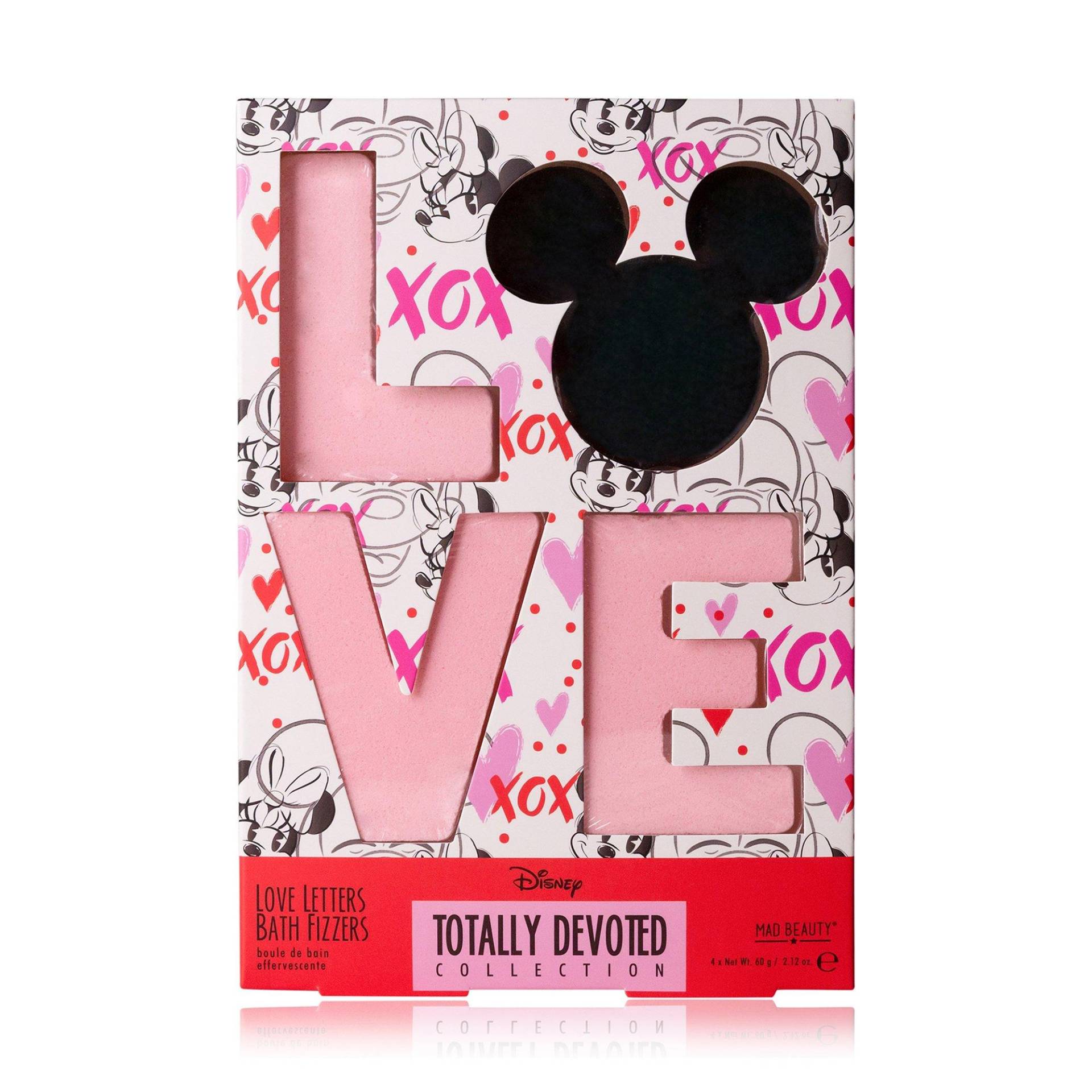 Badefizzer Minnie Mickey Totally Devoted In Buchstabenform (love) Damen  4X15G von MAD BEAUTY