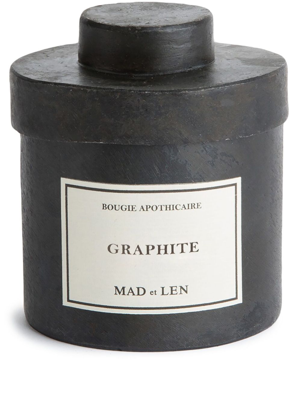 MAD et LEN D'Apothicaire Graphite scented candle (300g) - Black von MAD et LEN