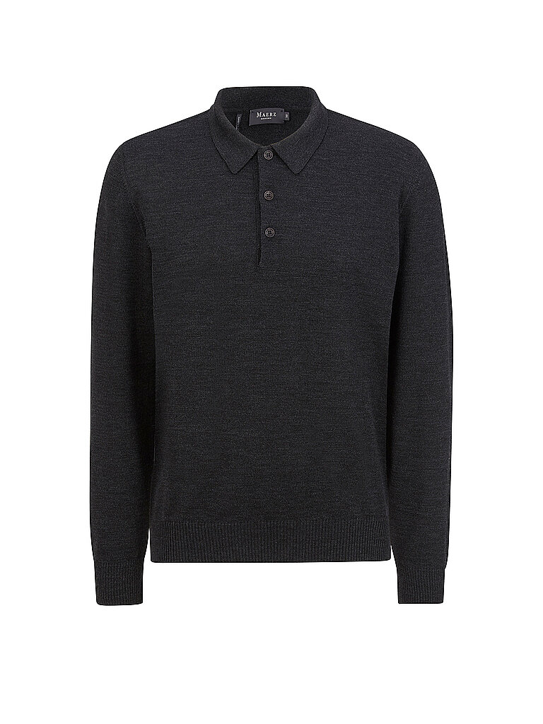 MAERZ Polo-Pullover grau | 48 von MAERZ