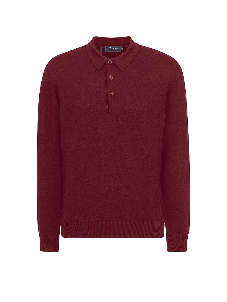 MAERZ Polo-Pullover rot | 50 von MAERZ