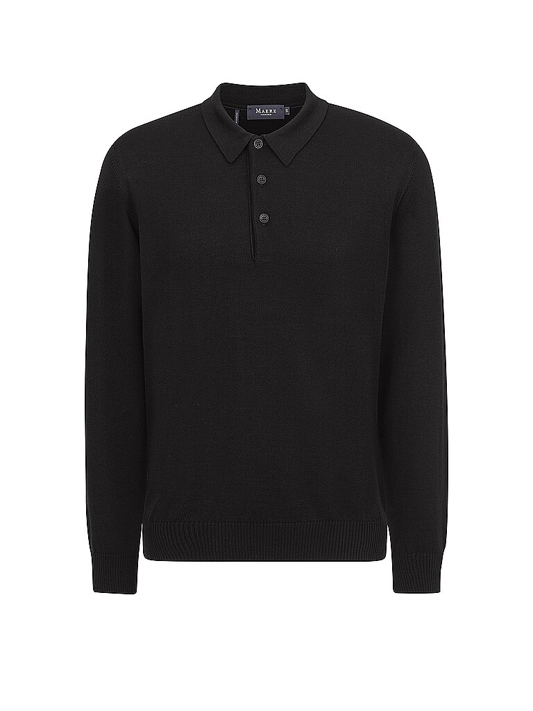 MAERZ Polo-Pullover schwarz | 48 von MAERZ