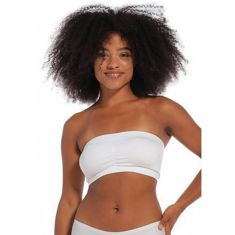 Bandeau-bh Damen Weiss XL von MAGIC Bodyfashion