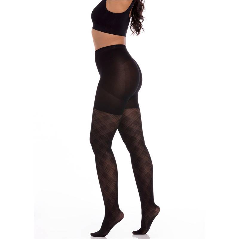 Strumpfhosen Damen Schwarz L von MAGIC Bodyfashion