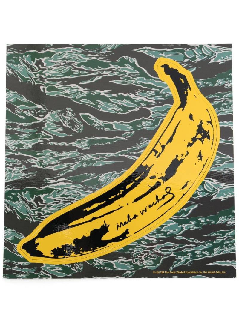 Maharishi x Andy Warhol banana-print magnet - Yellow von Maharishi