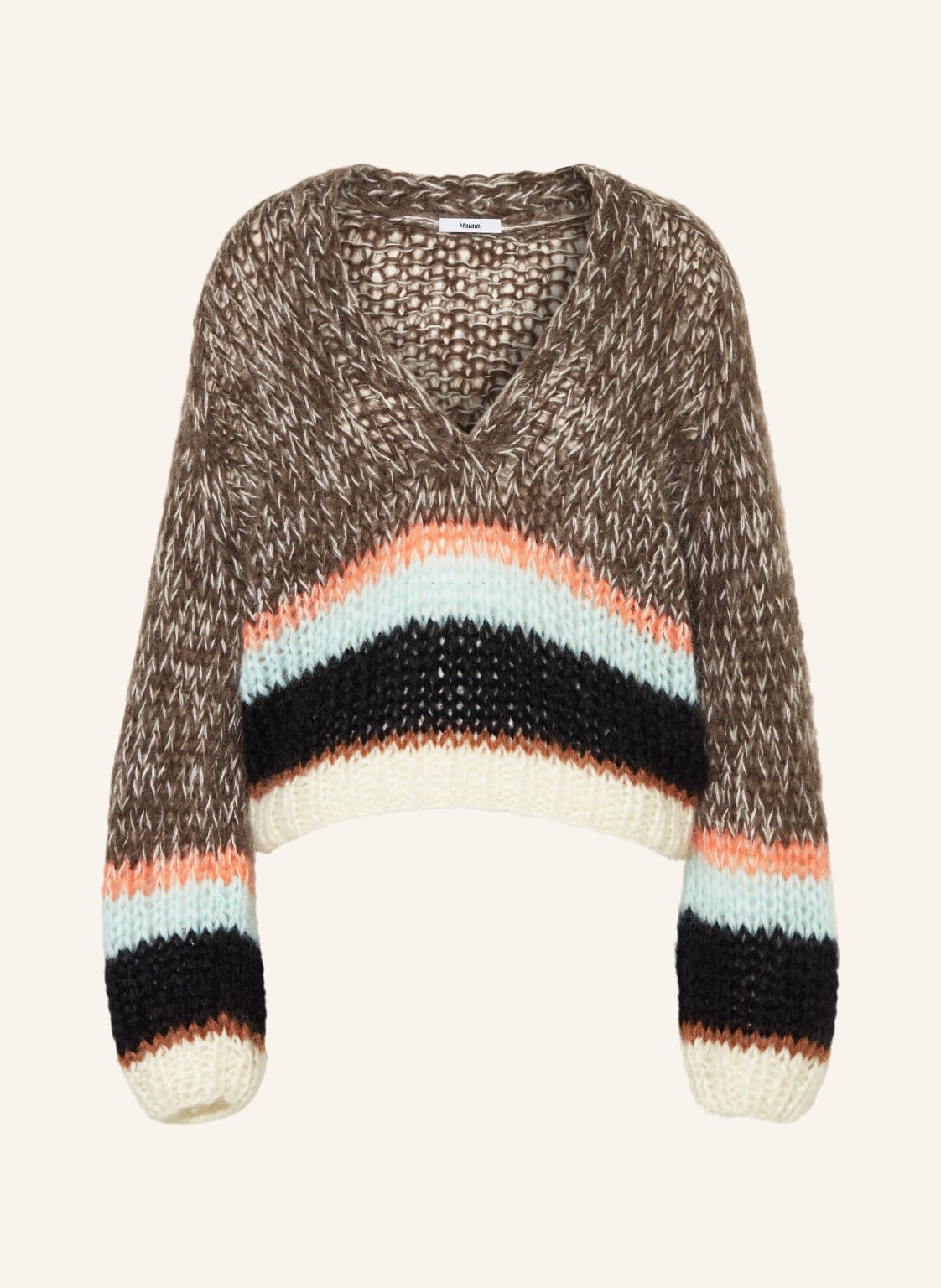 Maiami Pullover Mit Mohair braun Maiami Pullover Mit Mohair braun von MAIAMI