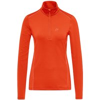 MAIER Damen Unterzieh Zipshirt Jenna orange | 38 von MAIER