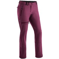 MAIER Damen Wanderhose Adakit  mit Schneefang dunkelrot | 36 (kurz) von MAIER