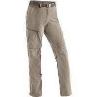 MAIER Damen Wanderhose Nata ZipOff beige | 40 von MAIER