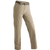 MAIER Damen Wanderhose Nata2 ZipOff beige | 34 von MAIER