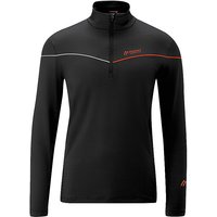 MAIER Herren Unterzieh Zipshirt Nago 2.0 schwarz | 56 von MAIER