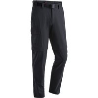 MAIER Herren Wanderhose Torid Slim ZipOff schwarz | 48 (kurz) von MAIER