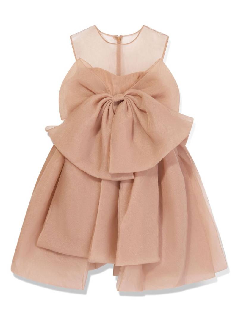 MAISON AVA Linette ruffle bow dress - Pink von MAISON AVA