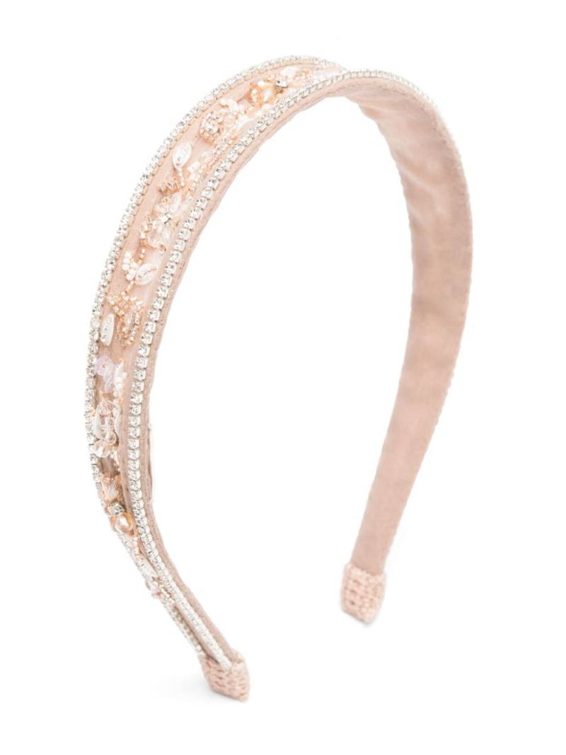 MAISON AVA bead-embellished hair band - Neutrals von MAISON AVA