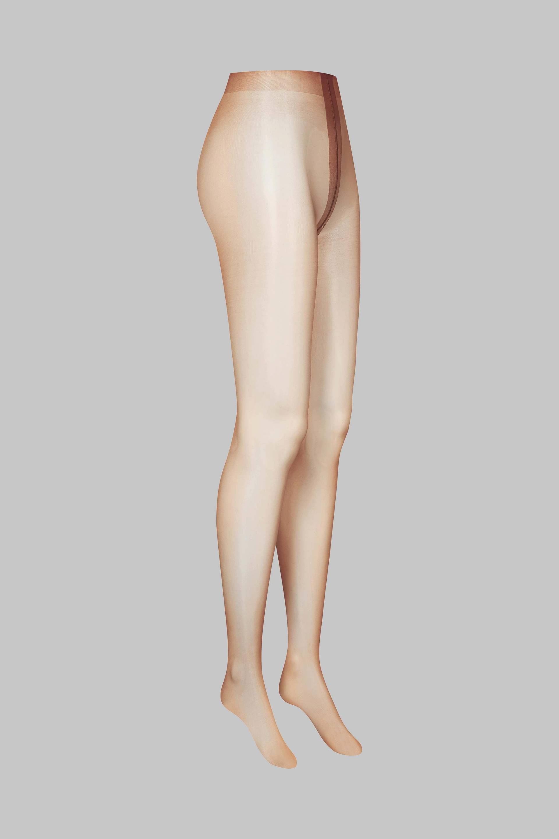 Glänzende Strumpfhose - 10d - Nude Damen Nude 4 von MAISON CLOSE