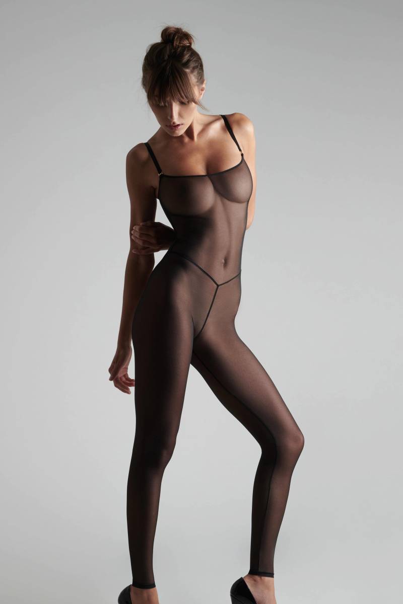 Jumpsuit Mit Trägern - Corps À Corps Damen Schwarz XS von MAISON CLOSE