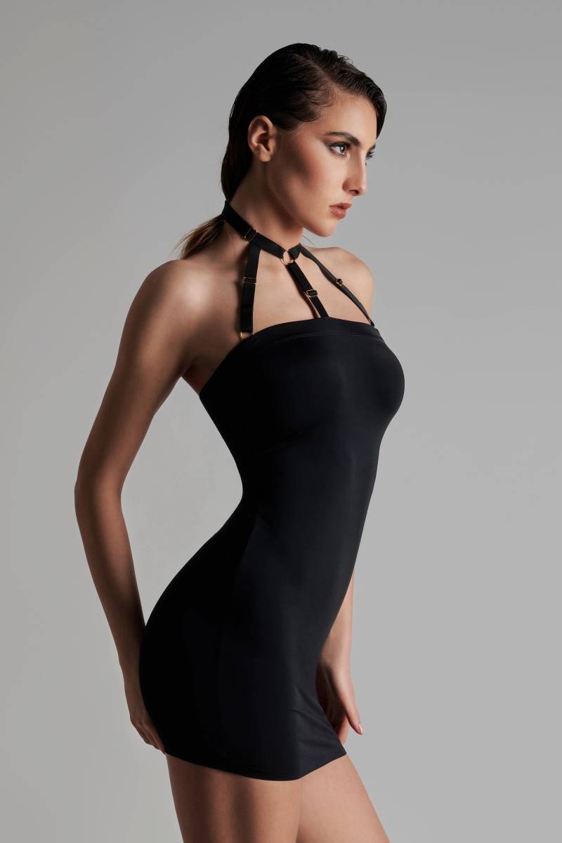 Kleid - Tapage Nocturne Damen Schwarz L von MAISON CLOSE