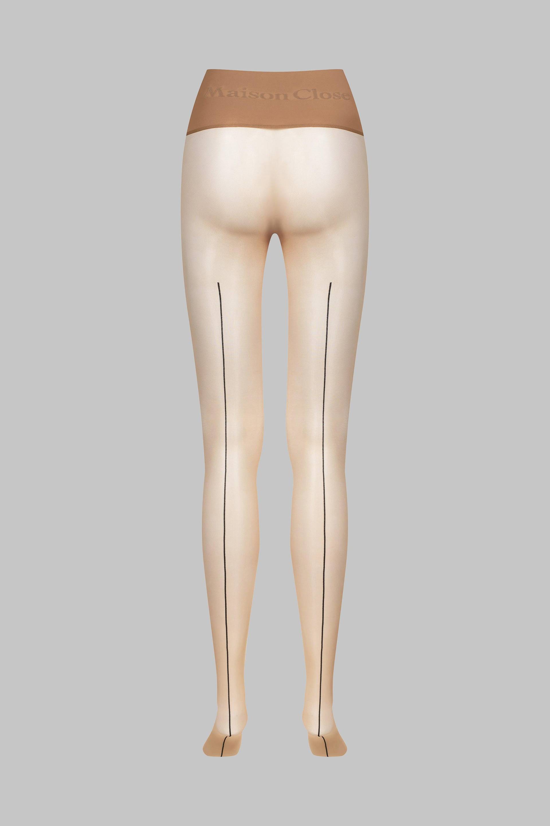 Nahtstrumpfhose Seamless Signature - 20d - Medium Nude Damen Beige Medium 1 von MAISON CLOSE