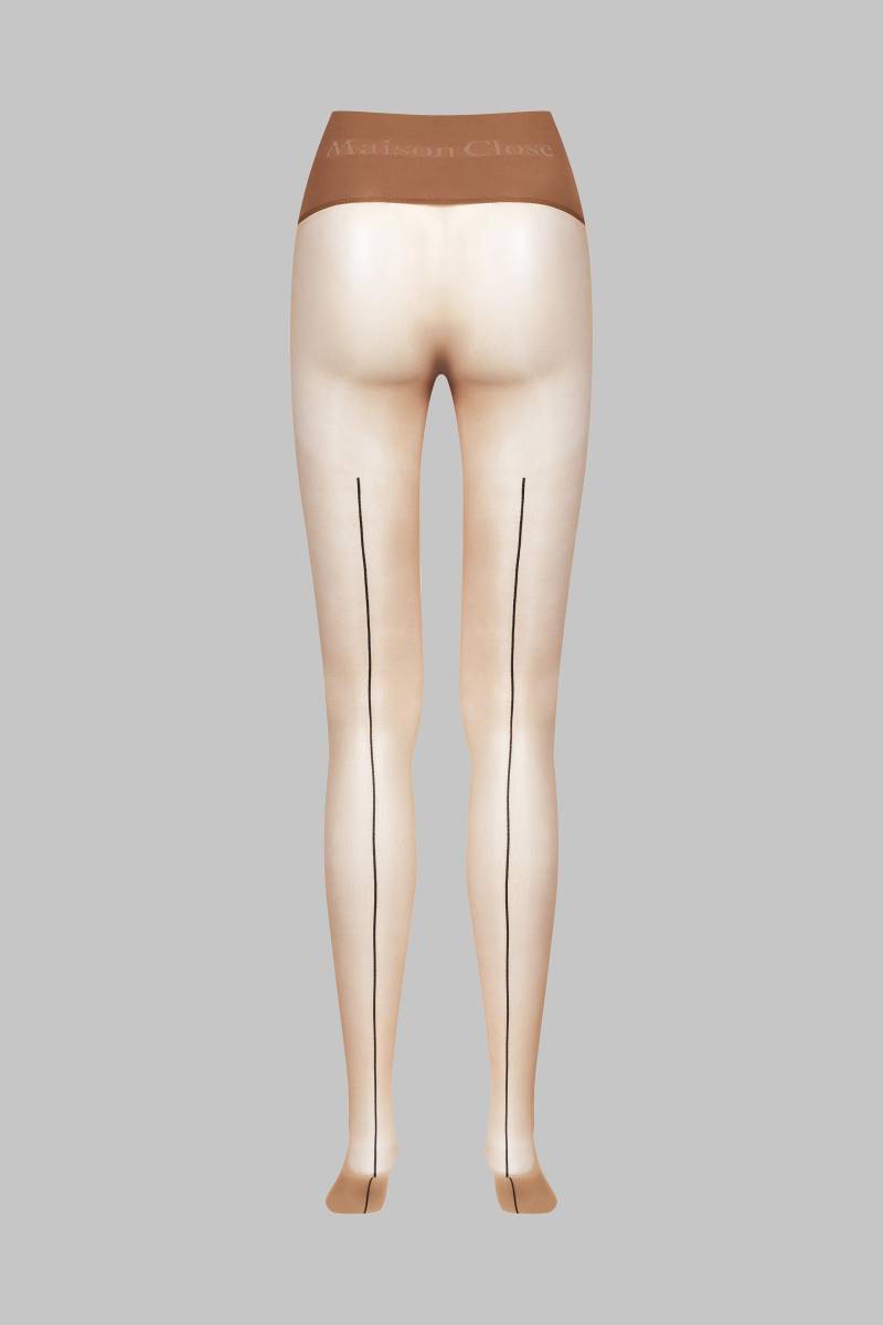 Nahtstrumpfhose Seamless Signature - 20d - Sun Nude Damen Nude 2 von MAISON CLOSE
