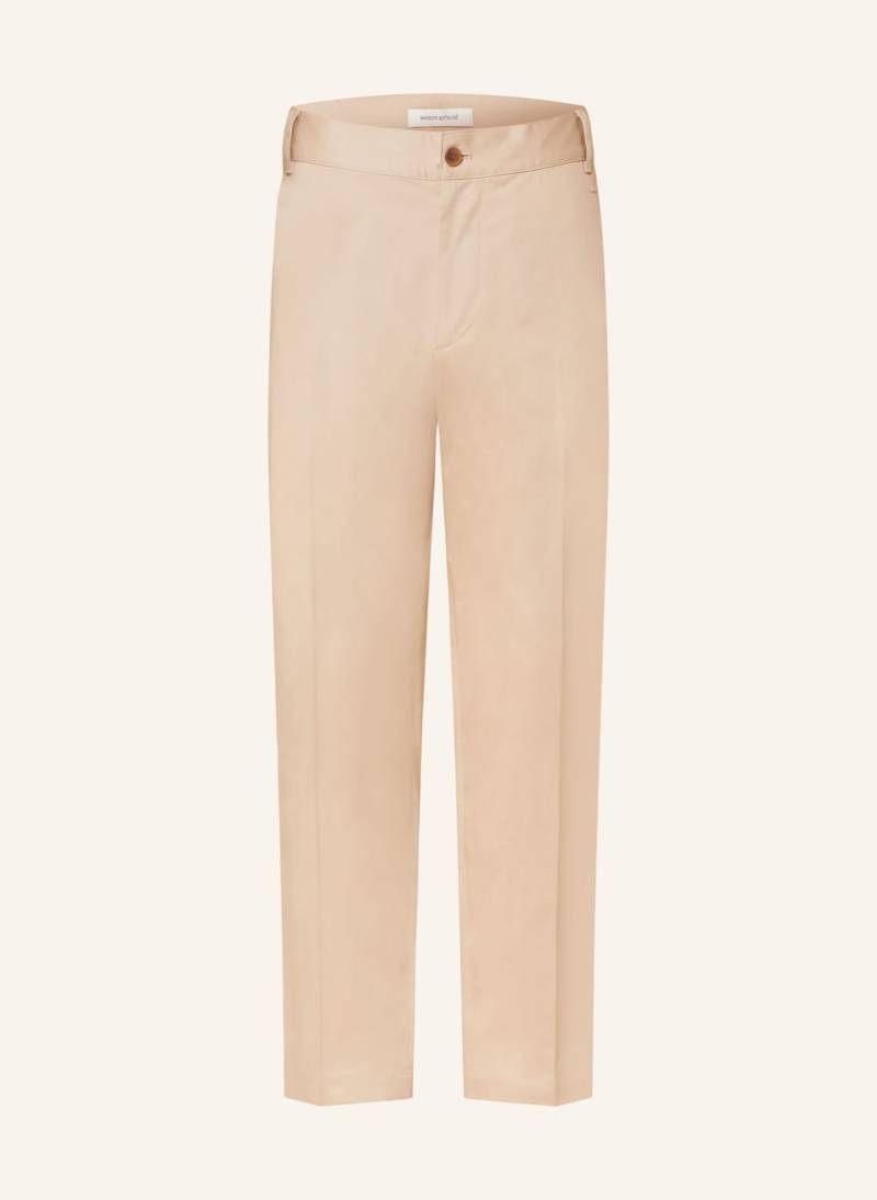 Maison Kitsuné Chino Straight Fit beige von MAISON KITSUNÉ