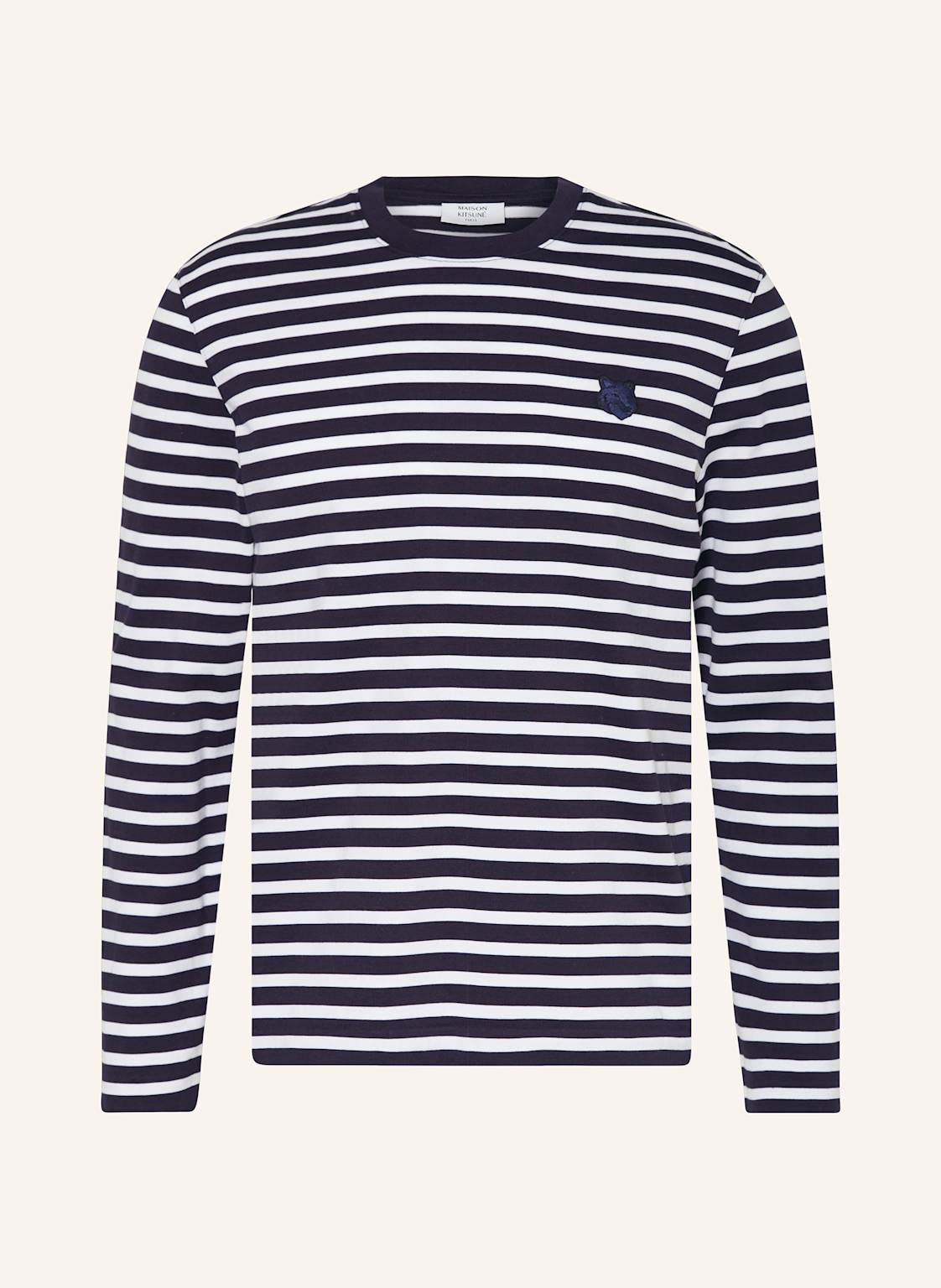 Maison Kitsuné Longsleeve blau von MAISON KITSUNÉ