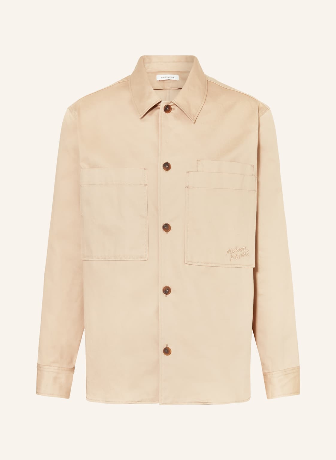 Maison Kitsuné Overjacket beige von MAISON KITSUNÉ