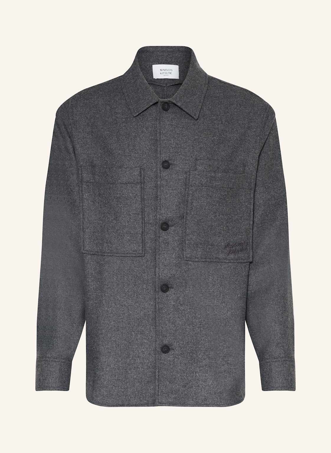 Maison Kitsuné Overjacket grau von MAISON KITSUNÉ