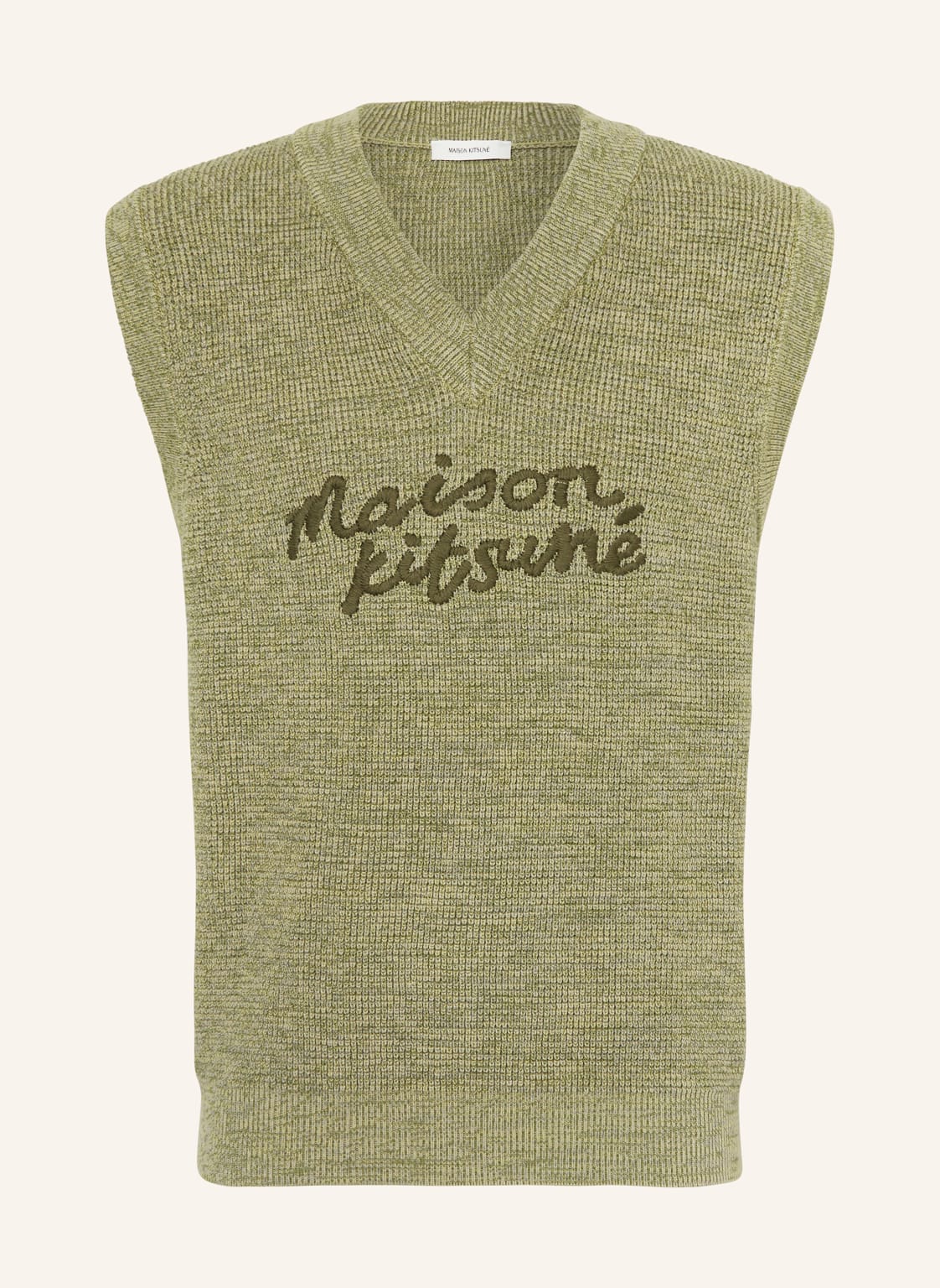 Maison Kitsuné Pullunder gruen von MAISON KITSUNÉ